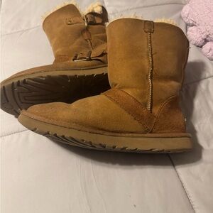 Cozy Tan Suede Boots by UGG